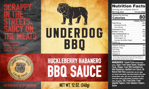 Huckleberry Habanero BBQ Sauce